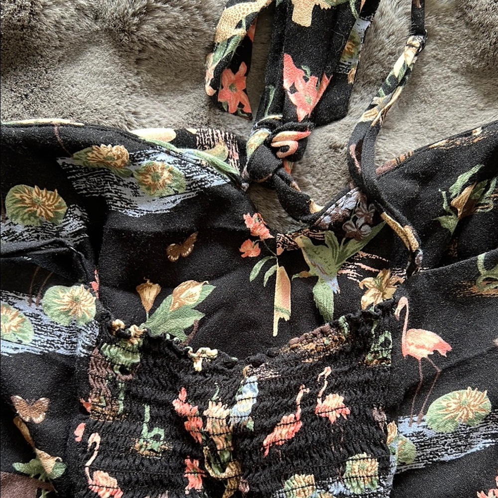 Reformation Lupe Top Animal Print - Picture 7 of 9